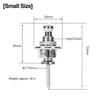 1Pcs Security Locking Guitar Strap Lock Locking End Stud  for Acoustic Bass Guitar