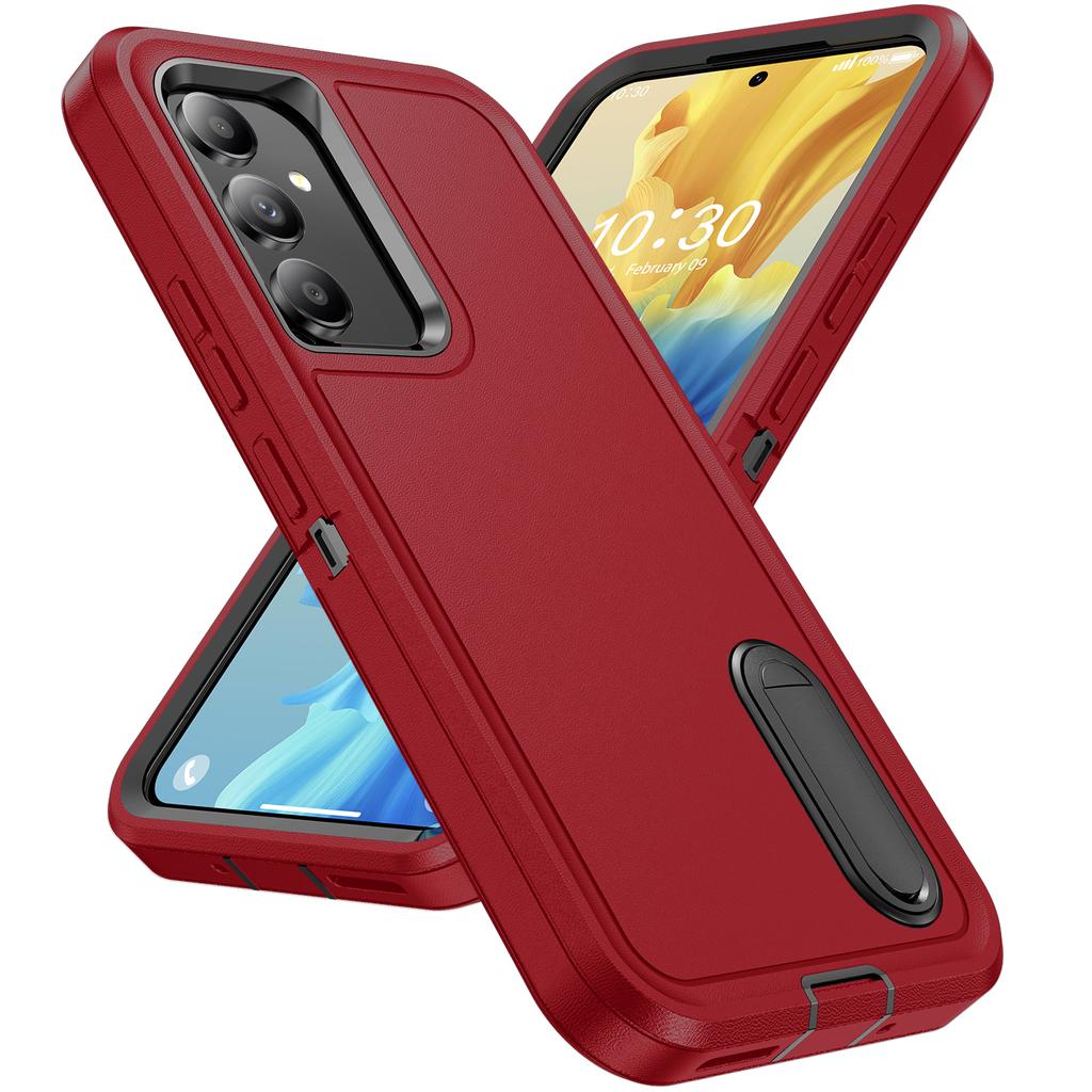 Kickstand Dustproof Phone Bag Case for Samsung Galaxy A15 A53 5G A54 A14 A04S A13 S23 FE S22 Ultra S24 Plus Shockproof Cover