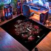 Red MUFC Glory Carpet Rug for Living Room Bedroom Home Sofa Decoration,Kids play Nonslip Floor Mat