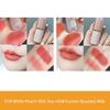 Crystal Square Tube Lipstick Women's Non-Fading No Stain on Cup Lip Lacquer Matte Finish Fall and Winter Plain Nude Color Series 2023 Brand