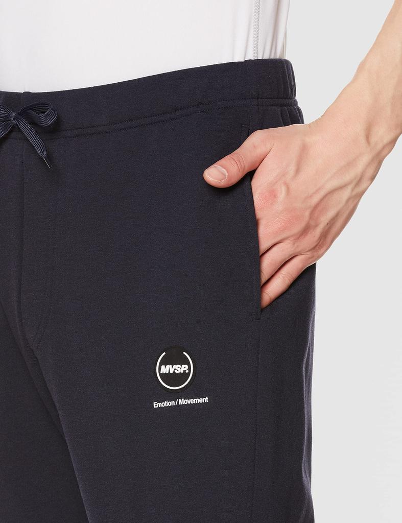 Длинные брюки Descente Sweat Tapered Jogger с карманом на бедре из флиса и эластичного хлопка для тренировок NV 2XO [Move Sports] для мужчин