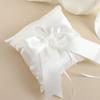 Wedding Car Flower Basket for Newlyweds - Handheld Bow & Small Flowers for Flower Girls