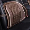 Wooden Bead Car Seat Lumbar Pillow Waist Massage Support Waist Pad  For Car Driver