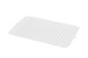 Richell Sink Drying Silicone Sink Heat Resistant Mat, White, Medium, Shelly, Stand-Up Mat, Medium,
