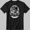 Футболка с коротким рукавом Skull Rider Skeleton Бело-черная Мужская/Женская K1014