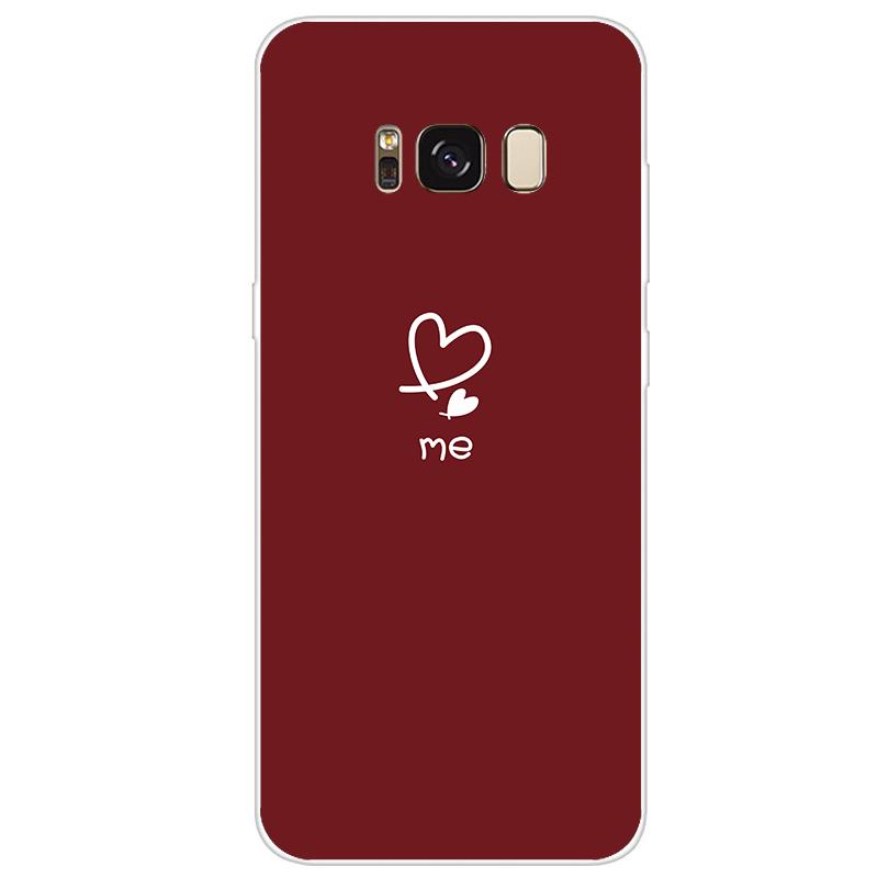 Чехол для Samsung Galaxy S8 Plus, силиконовый чехол, милый мягкий чехол из ТПУ для Samsung Galaxy S8 S 8 Plus, чехол-бампер для телефона S8Plus Coque