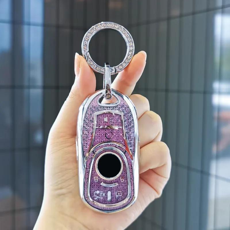 Suitable For 23 Buick Gl8 Keycases 17-22 Gl8 Avenir Keycover Key Shell Keychain Buckle Case For Women