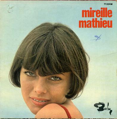 Пластинка 7 дюймов МИРЕЙ МАТЬЁ La Premiere Etoile 71334M BARCLAY 1969 Франция Поп Б/у