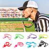 Whistle with Lanyard And Mouth Grip Plastic Sports Whistle Loud Crisp Sound Whistle