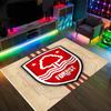 Nottingham Forest Design Crystal Velvet Carpet Cozy Non?Slip Printed Rug For Bedroom Living Room Entrance