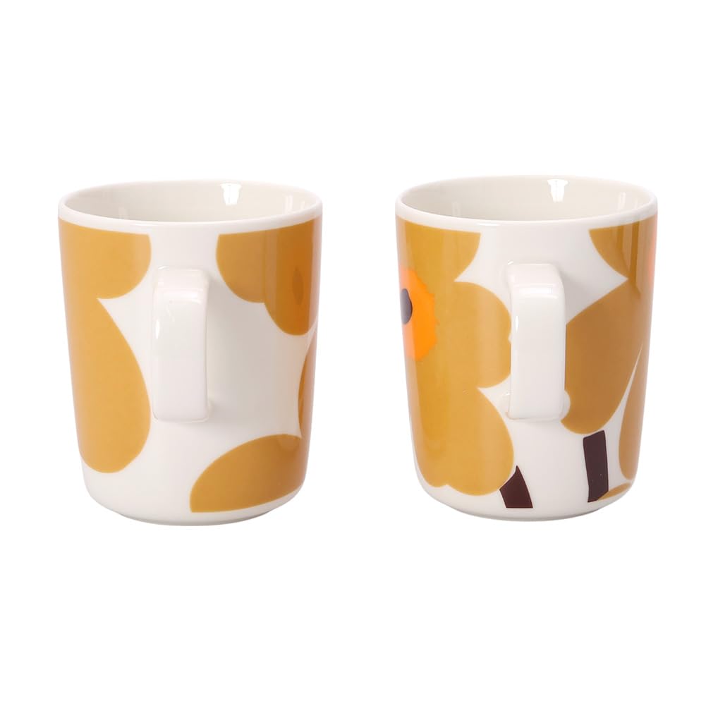 Кружки Marimekko OIVA UNIKKO, Набор из 2 штук, 250 мл, 74952 182, Карамельный [Параллельный импорт]
