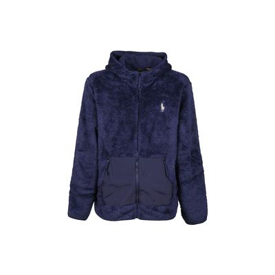 Polo FW22 флисовая повседневная куртка с капюшоном, мужская куртка синего цвета 710880752-002