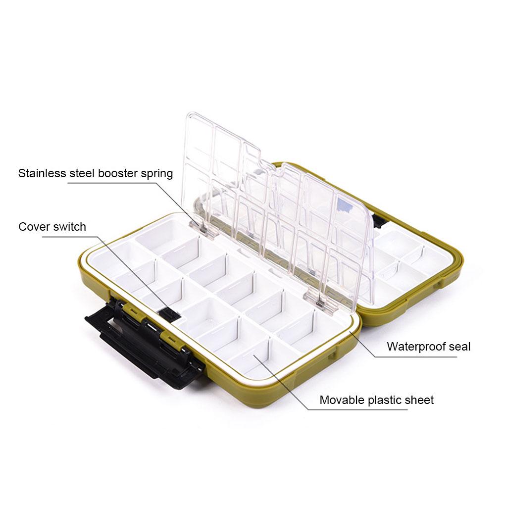 Large Capacity Waterproof sub-Box Fishing Hook Supplies Tool Storage Box Fishing Tackle Box