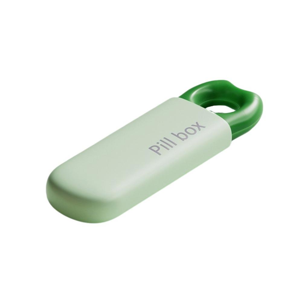 Vitamin Container Mini 3 Grids Pill Box Sealed Moisture-Proof Pill Storage Box Waterproof with Lids Pill Box Office