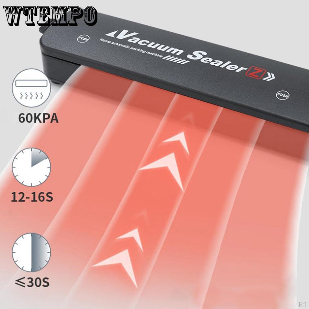 WTEMPO Компактная электрическая вакуумная упаковочная машина для сохранения продуктов