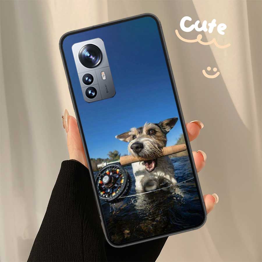 Чехол для телефона Hunter Man Fishing Dog для Xiaomi Mi 13 12 11T 10T 12T Pro 12X 11i 11 Ultra 10 Lite 5G 9 8 6X 5X A1 A2 Cover Capa Coq