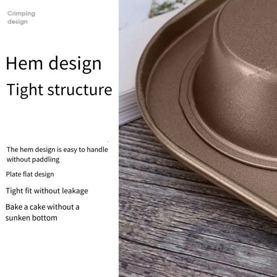 Muffin Pan Carbon Steel Cupcake Pan Nonstick Heavy Duty Easy To Clean 4/6 Cup Waffles Baking Mold for Parties