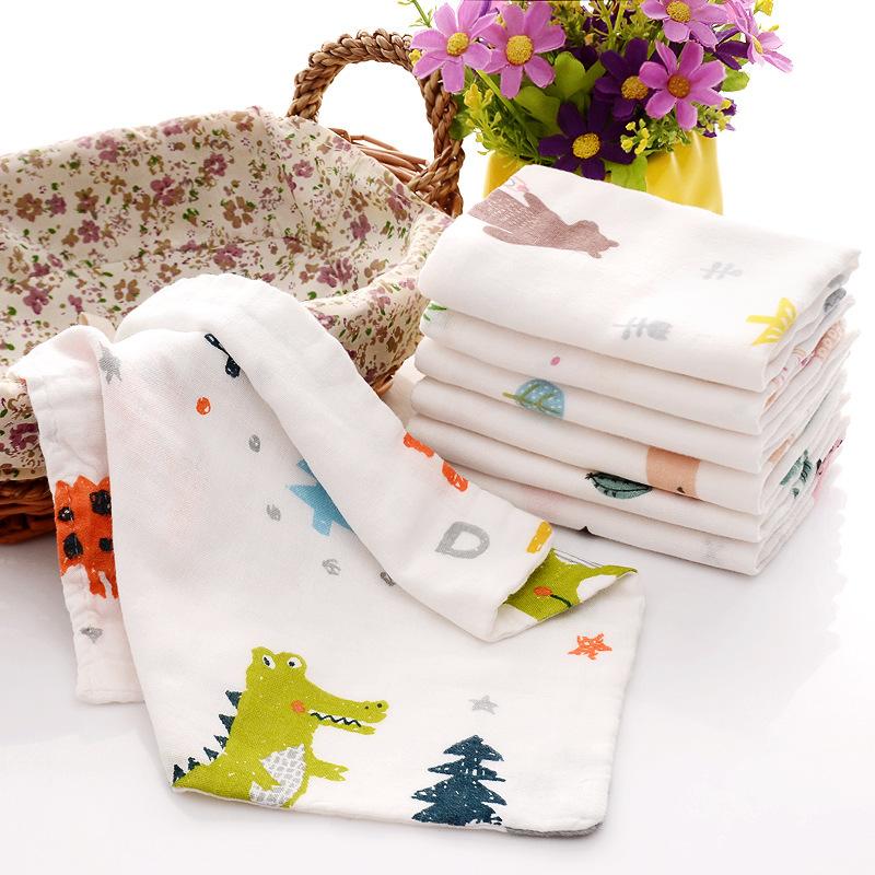 5 шт. 100% хлопок полотенца для новорожденных слюна марля мытье лица кусок ткани носовой платок чистая салфетка
