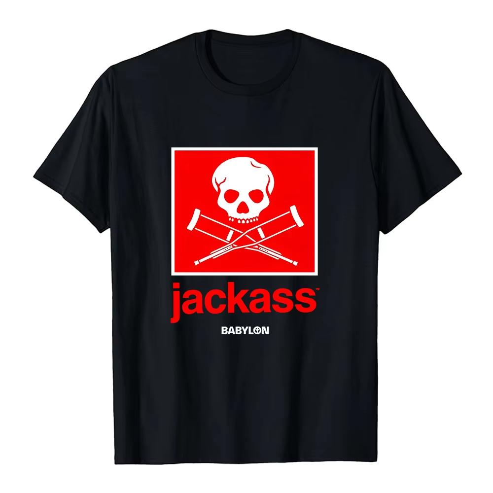 Графический Мерч Jackass Лучшая и Последняя Футболка Мягкий Хлопок Короткий Рукав Мужские Футболки Унисекс Уличная Одежда Печатные Футболки