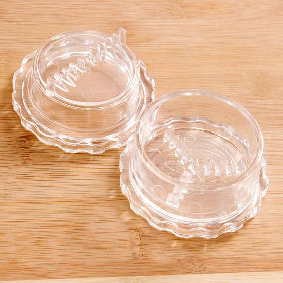 Garlic Press Transparent Manual Grinder Easy Operation Portable Garlic Chopper