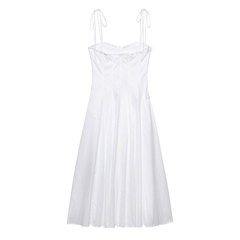 TAOP&ZA Elegant Summer Women's Poplin Midi Dress