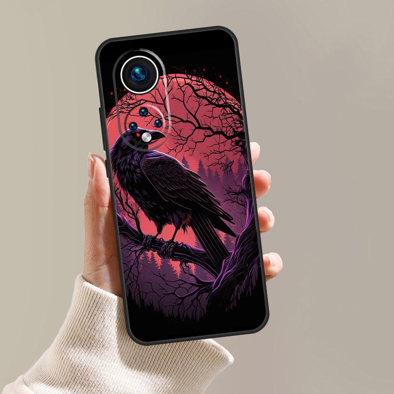 Чехол Готический Ворон Для Honor Magic 8 7 6 5 Pro 400 200 50 70 90 Lite X8c X8b X9a X9b X9c X9d Win RT Чехол