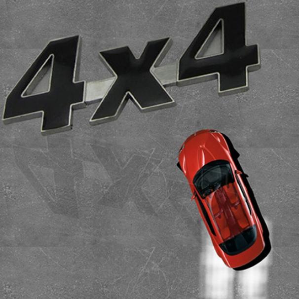 Автомобильный металлический 3D 4x4 знак смещения грузовик авто наклейка на двигатель украшение наклейка