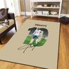 Ковер Kylian Mbappe для гостиной, спальни, дома, украшение для дивана, нескользящий коврик для игр детей