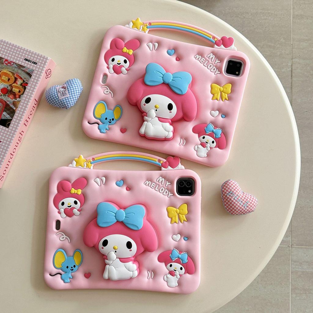 Выдвижной силиконовый чехол My Melody для планшета iPad Air 2025/iPad Pro 11
