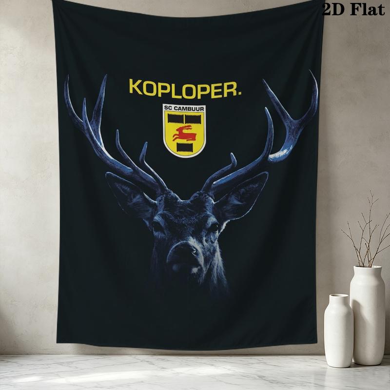 Sc Cambuur Wall Tapestry Aesthetic Wall Hanging Printed Fabric Blanket Decorative Tapestries For Bedroom Living Room Home Decor