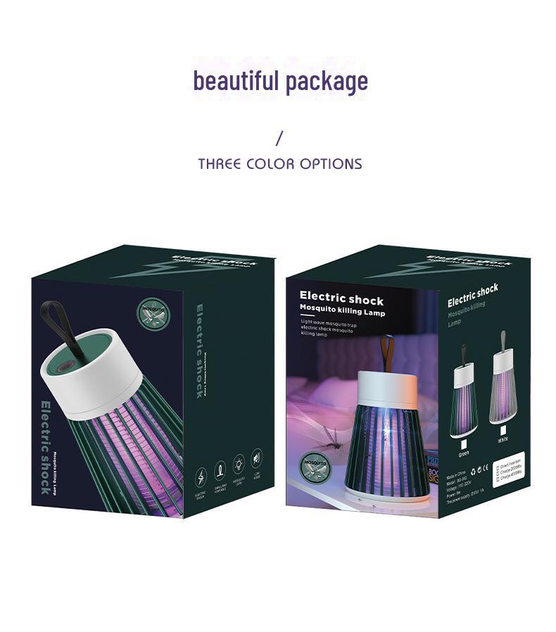 2024 USB Rechargeable Electric Mosquito Killer Lamp with Suction Function