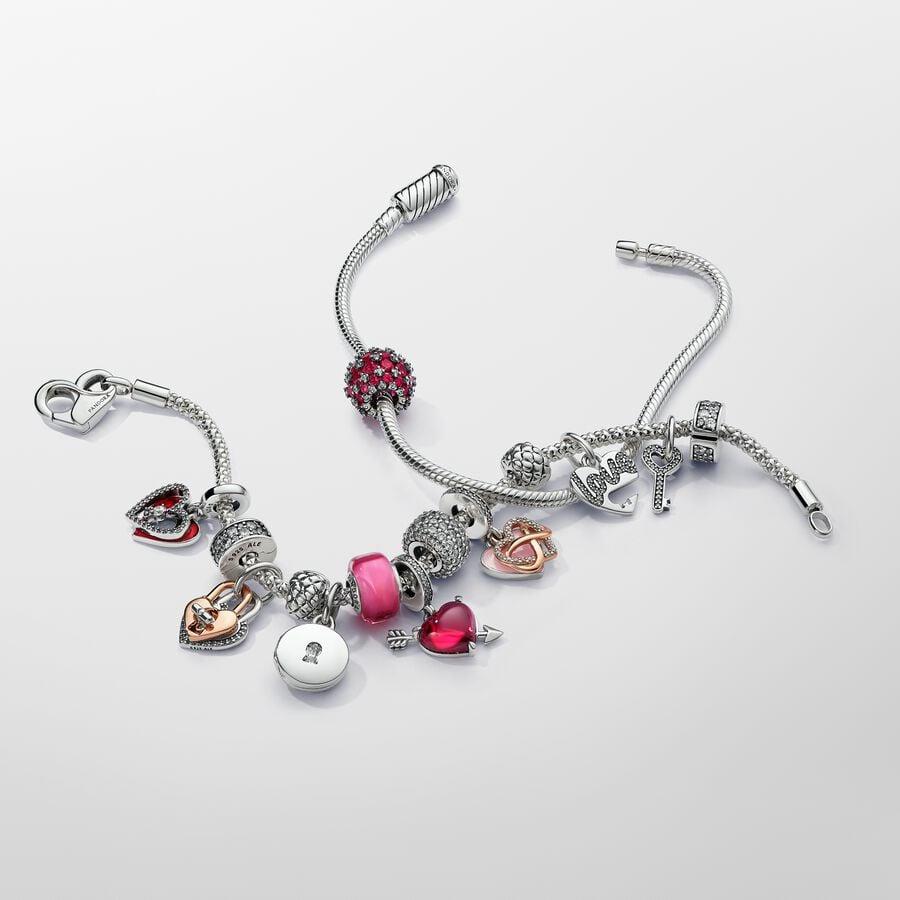 Pandora Розовый Миниатюрный Шарм из Муранского Стекла