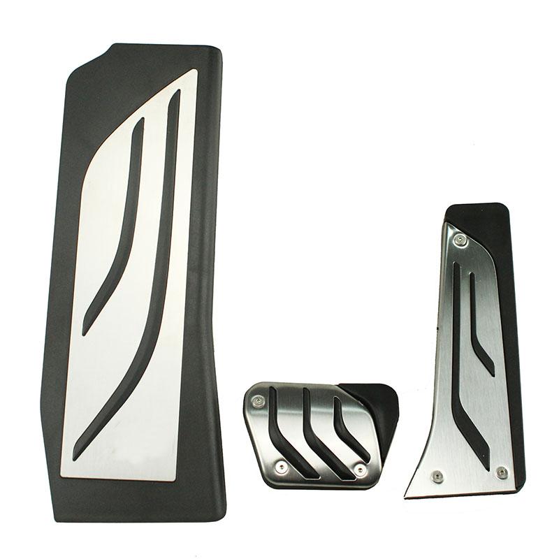 Без сверления для BMW 5 серии G30 G38 520i 530i 540i 2017 2018 LHD автомобильный топливный газ тормоз подставка для ног крышка накладки на педаль замена накладки