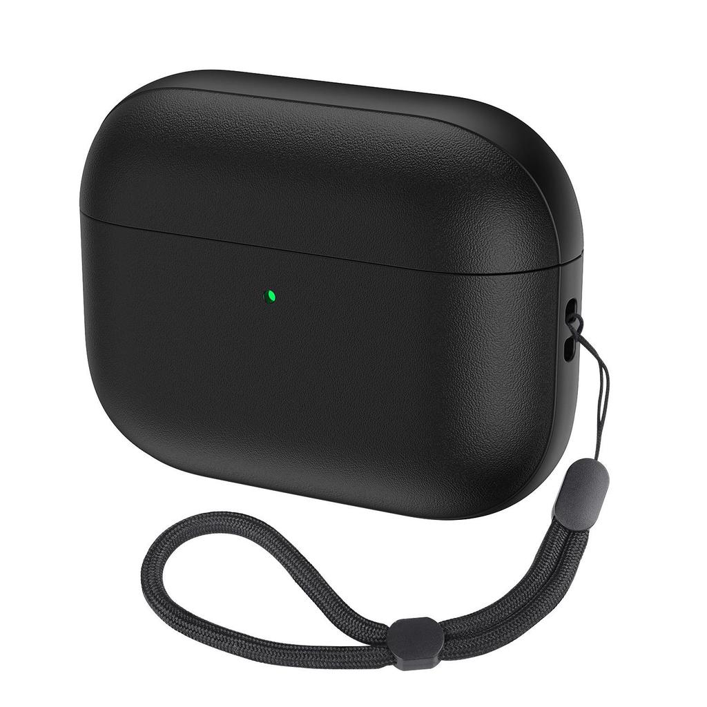 Мягкий защитный чехол для AirPods Pro 3/4 с ремешком для наушников Apple