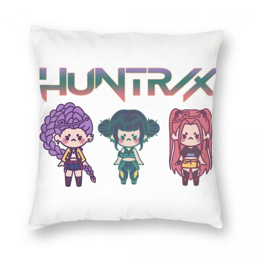 Смотри K-pop Охотники на демонов Винтажный стиль 90-х Наволочка Huntrix Мягкий полиэстер Наволочка для подушки Украшения Наволочка Чехол для подушки Дом