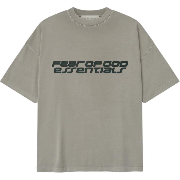 Fear of God Essentials 90s Tee Smoke Grey Men Tops 125HO254471F