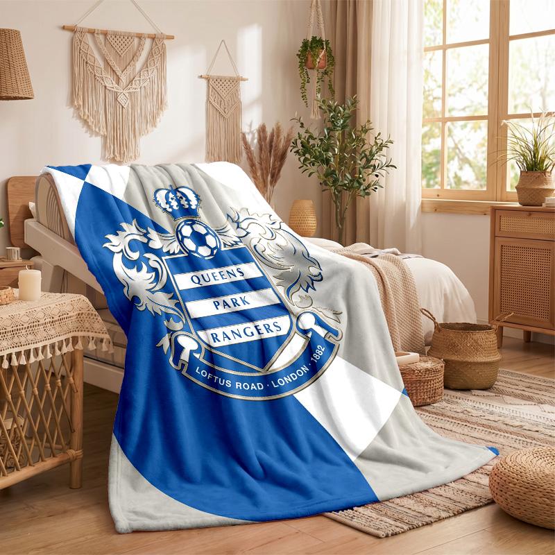 Queens Park Rangers Football Print Flannel Blanket Soft Warm Sofa Bed Throw Blanket For Home Office Bedroom