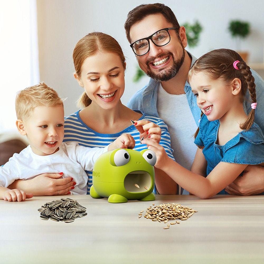 Frog Shaped Melon Seed Sheller Cartoon Design Automatic Shelling Machine  Nut Lovers