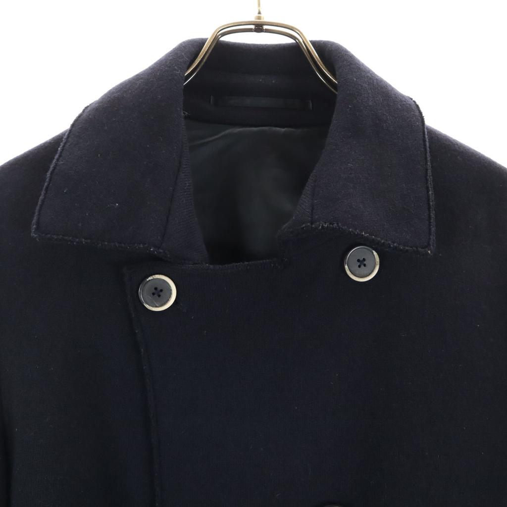 BARENA сделано в Италии вязаное пальто-бушлат 48 Темно-синий P-пальто Мужское Б/у