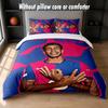 Lamine Yamal Design Bed Bedding Set 1 Duvet Cover + 2 Pillowcases Soft Breathable Household Bed Linens