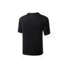 Li Ning Badminton Series Logo Print Quick-Dry Cool Short Sleeve Drop Shoulder T-Shirt Unisex T-Shirts Black AHSU469-1