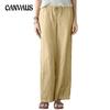Spring and Summer Women's Pants Solid Colour Cotton Linen Loose Casual Trousers
