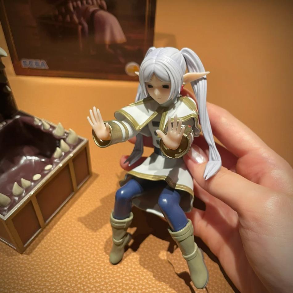Frieren Beyond Journey's End Frieren Treasure Box Monster Anime Figures Toy Fern Noodle Stopper Action Figurines