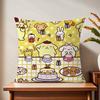 PPom CUTE PPom PPurin cushion cover For Pillow Printing Sofa Decoration Home Car Room Coffee Shop Office Nordic Simplicity