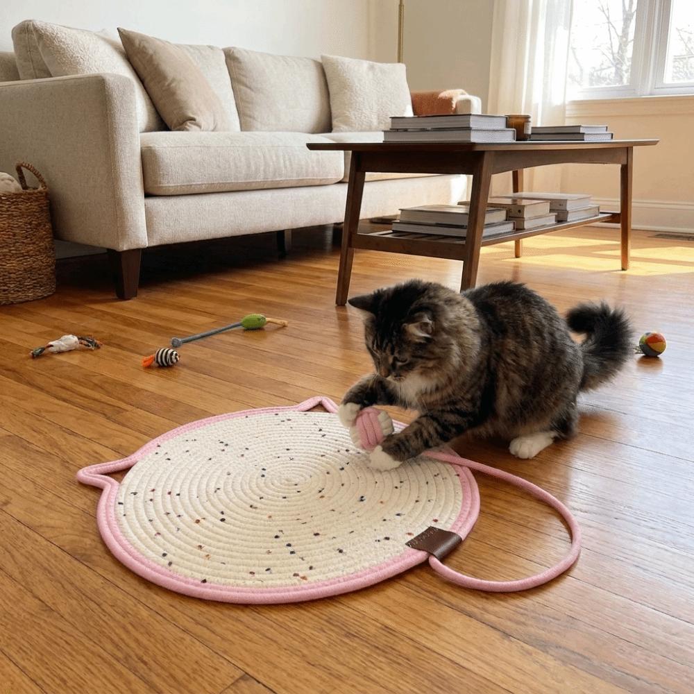 Scratch Resistant Cat Scratching Toy Wear-Resistant Dog Mattress Cat Climbing Mat Indoor Use