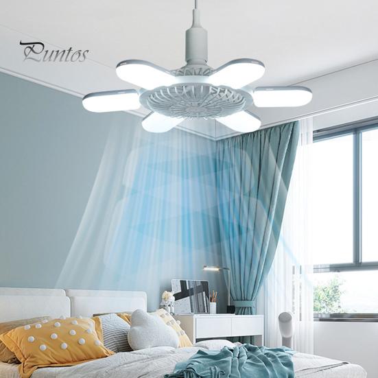 Ceiling Fan with Light 3 Speed Settings Low Noise Energy Efficient Remote Control Intelligent Dimmable LED Ceiling Fan