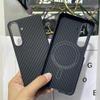 Чехол с карбоновой задней крышкой Magsafe для Samsung Galaxy S24 Ultra