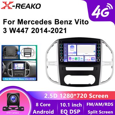 Android 13 для Mercedes Benz Vito W447 2014-2021 10,1-дюймовый стиль навигации автомобильный GPS 4G 8-ядерный авто радио стерео автомобильный мультимедийный плеер