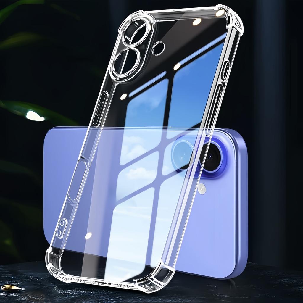 Прозрачный противоударный чехол из ТПУ для Vivo V60 Lite - Прозрачный