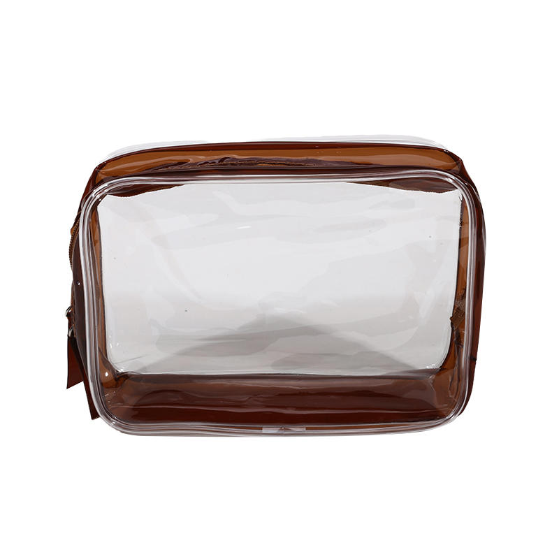 1pc PVC Makeup Bag Transparent Waterproof Large Capacity Cosmetics Travel Storage Bag In Plastic Zipper Toilet Bag